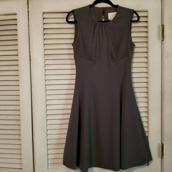 kate spade Dresses & Skirts - Kate Spade Grey Fit & Flare Dress size 6
